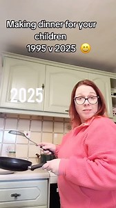 Can you relate to this? 😄1995 vs 2025 #timeflies . 📸👉 @eileen__gomez_ 🙌😂☘️ #irish_daily #reelsoftheday #dinner #options #children #parenting #90s #ireland #Irish #mother #irishhumour #laugh #relatable #foryoupage #nostalgia | Irish Daily