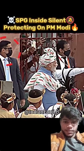 Narendra Modi 🔥 SPG COMMANDO UNDERSTAND PMMODI'S GESTURE IMMEDIATELY SPG COMMANDO ACTIVE MODE PM
