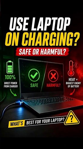 Should You Use Your Laptop While Charging? 🤔 #shorts