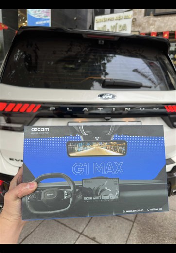 A chủ xe Ford Everest mê gương điện tử thiệt sự luôn á 😆 Xe đã độ ngoại thất đẹp sẵn rồi, gắn thêm Azcam G1 Max vô nhìn gọn gàng hẳn, đi rất đã 👍 #fordeverest #AzcamG1Max #Gươngđiệntử #fordthainguyen #upxeworkshop