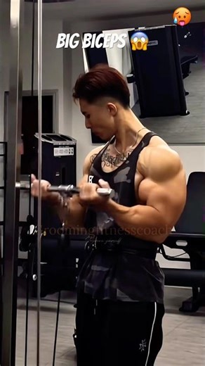 Big biceps beauty 💪 #shorts #motivation #aesthetic #baki #anime #bicepsworkout #bodybuilder #biceps
