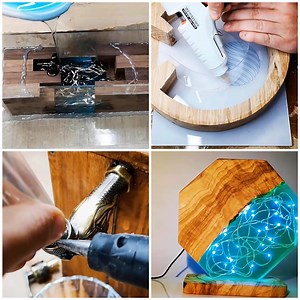 Amazing epoxy resin lamps you can easily re-create 😍. | MetDaan Creative