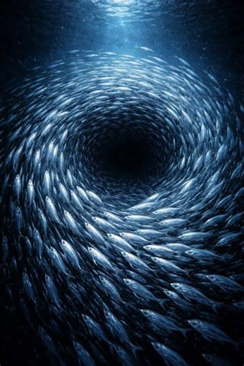Endless Silver Fish Vortex 🌀