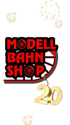 Vor 20 Jahren haben wir mit einer kleinen Idee begonnen: Modellbahnerinnen und Modellbahner mit allem zu versorgen, was das Herz begehrt – von Loks über Wagen bis zum letzten Stück Gleis. 🛤️ Heute dürfen wir auf zwei Jahrzehnte voller Leidenschaft, Gemeinschaft und unzähliger Modellbahn-Momente zurückblicken. ❤️ Ein riesiges Dankeschön an euch – für eure Treue, eure Geschichten und eure Begeisterung, die uns jeden Tag antreibt. 🙏 Auf die nächsten 20 Jahre voller Dampf, Details und Freude am Mo