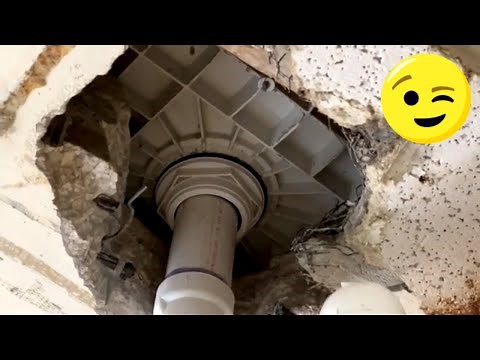 FIBERGLASS SHOWER DRAIN REPLACEMENT IN CONCRETE