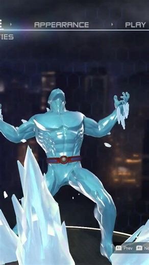 Iceman character customization on DCUO #iceman #marvel #xmen #dcuo