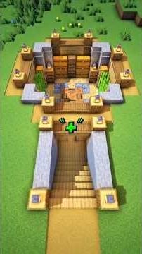 "Pura Setup ek House me: Bed, Farm, Storage Sab Ready!" #minecraft #gaming #clutchdev