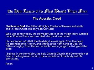 The Glorious Mysteries of the Holy Rosary