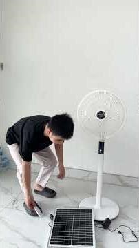 Hướng dẫn sử dụng quạt tích điện năng lượng mặt trời mẫu chân đứng Sinichome