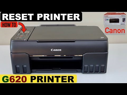 Canon Pixma G620 Printer Reset Settings !!