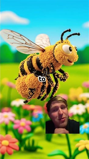 Fun bee facts 112/365 #greenscreen #educational #bee #fun #funny #insects #comedy