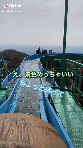 ウォータースライダーでの楽しい冒険