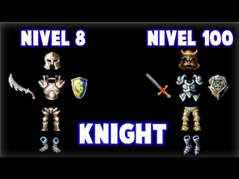 Tibia | SET DE KNIGHT DESDE NIVEL 8 HASTA 100 | ElMoy