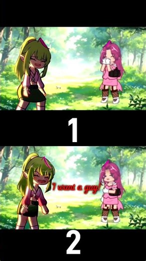 "1 V.S 2" 💞🌹 #gacha #gachaedit #gachastory #pov #fyp
