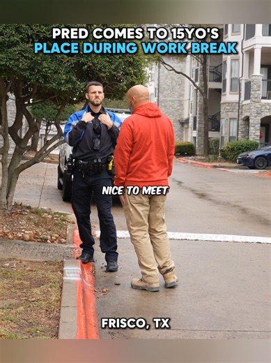 Pred comes to 15yo's place during work break 🚨 #edpwatch #jidion #predcaught #police #viral