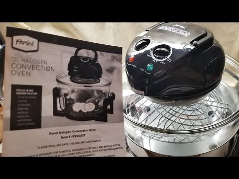 12L HALOGEN TURBO CONVECTION OVEN - REVIEW - Hi TEMP Glass Air Frying!