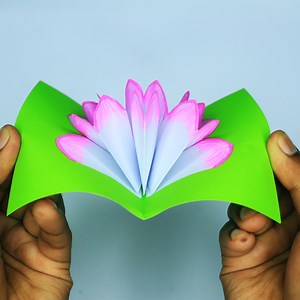 Creating an awesome paper popup gift card with a locking mechanism can indeed make for a beautiful and thoughtful gift. Here's a step-by-step guide to help you create one. #craft #diy #crafts | Bright Art and Crafts