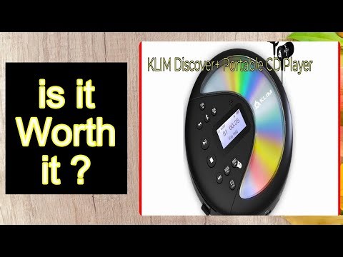 KLIM Discover+ Portable CD Player Features - Important Information