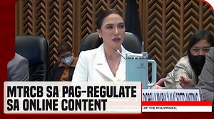 Hindi bahagi ng hurisdiksyon ng Movie and Television Review and Classification Board #MTRCB ang pag-regulat sa mga content sa online streaming platforms at social media, ayon kay chairperson Lala Sotto-Antonio. Hindi rin umano kakayanin ng 31 board members na i-review ang libo-libong materyal online. Kasunod ito ng natatanggap nilang mga reklamo sa mga online content. Sa kabila nito, nakikipag-ugnayan umano ang MTRCB sa mga platform para magkaroon ng safety at feedback mechanisms. #News5 For mor