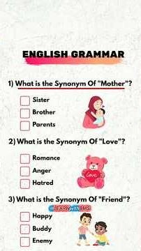 Ultimate Synonym Challenge💪💥 Can You Score 6/7? Let’s See!👀🔥#shorts #fifa #worldcup #englishlearning