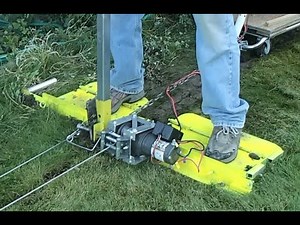 DIY Ride-on Yard Irrigation Trencher