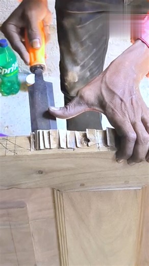 Excellent wood door hinges process 🛠️ door hinges set tarika #door #guide #install