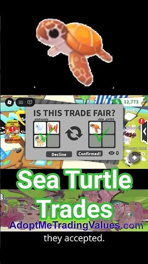 Trading SEA TURTLE in Adopt Me - What Is It Worth?