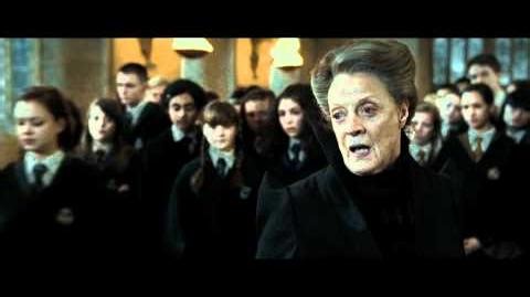 Harry Potter and the Deathly Hallows part 2 - McGonagall sends the Slytherin students away (HD)