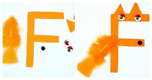 Letter F Craft- F Is For Fox Preschool Craft