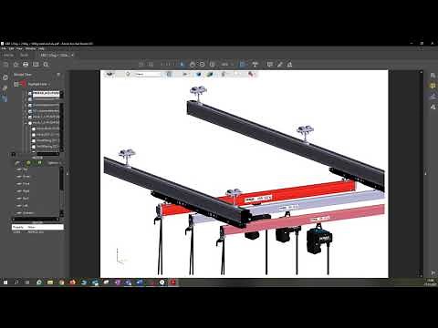 Demag KBK light crane system | Tutorial: KBK in a 3D PDF