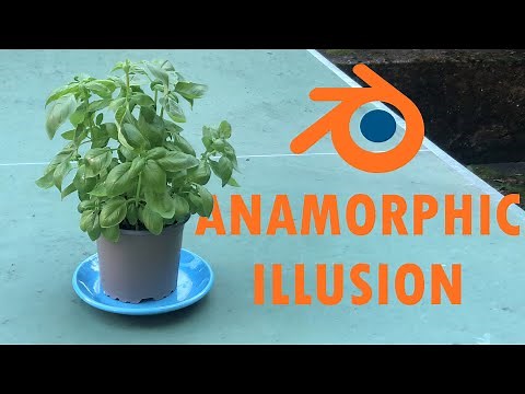Create an Anamorphic Illusion with Blender! (VFX Tutorial)