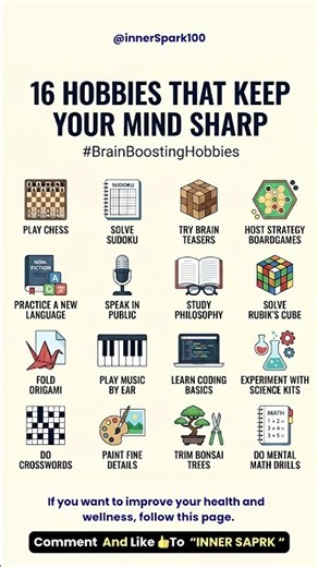 Want a Sharper Mind? Try These 16 Powerful Brain-Training Hobbies,