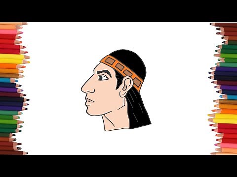 Como dibujar al indio Lempira | Dibujos faciles