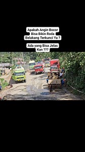 Angin Truck Hino Bocor Bikin Roda Belakang Terkunci #viral | Paulus Jonal Vidio