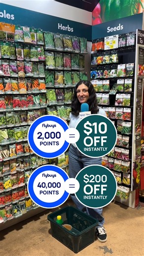 Use your Flybuys points for money off your shop in-store, now available @bunnings nationwide🎉 Redeem points to get $10 to $200 off per transaction, instantly! What will you be redeeming your points on at Bunnings?🔧🪴🐶 T&Cs apply, visit flybuys.com.au for more info. #flybuys #flybuyspoints #bunnings #bunningswarehouse | Flybuys