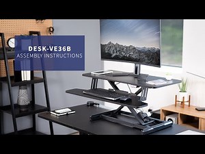 DESK-VE36B Electric Desk Riser Assembly by VIVO