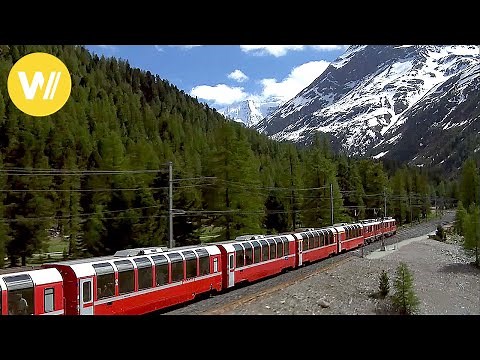 Bernina Express - Wonderful Tour aboard the "Little Red" Train in the Alps