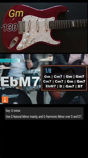 Dark Blues Rock Backing Track in G Minor #backingtrack #guitar #jamtrack