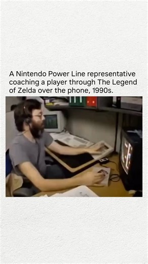People Secretly Films | A Nintendo Power Line representative coaching a player through The Legend of Zelda over the phone, 1990s. 🎮☎️ Before YouTube tutorials,... | Instagram