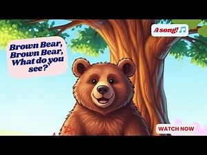 The Brown Bear Song (What Do You See?) 🐻 | Learning Colors & Animals | Kids Songs