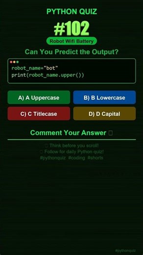 Python Quiz #102 — Can You Predict the Output? #shorts #python