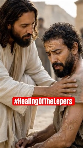 “Jesus heals and restores ✨” — Healing of the Lepers✨💫✝️🙏