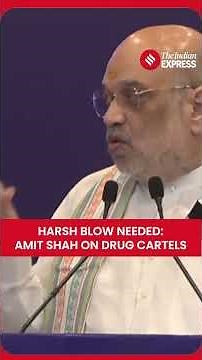 Amit Shah Calls for Tough Crackdown on Drug Cartels