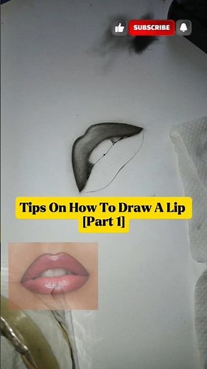 How to Sketch Realistic Lips ✏️ | Pencil Drawing Tutorial for Beginners ( Step By Step )