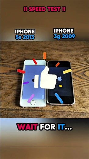 🚀⚡ IPHONE 5S VS IPHONE 3G SPEED TEST!!