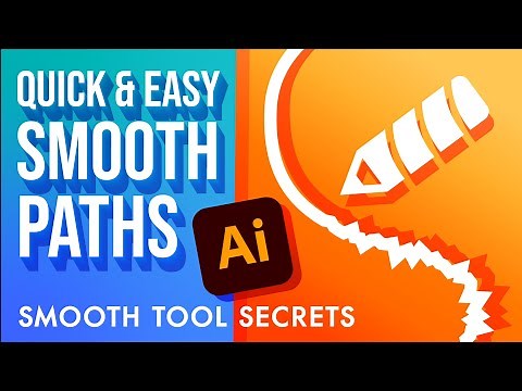 Get Smooth Paths FAST in Adobe Illustrator | Illustrator Beginners Guide