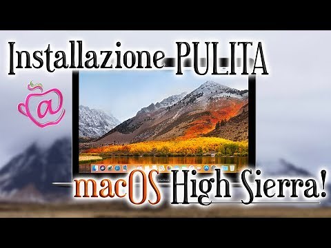 macOS High Sierra: installazione PULITA da chiavetta USB (2 metodi semplici)