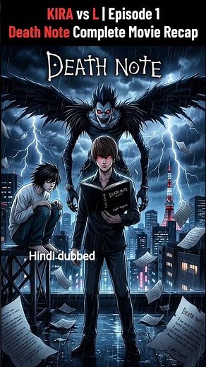 Death Note Episode 1 Explained in Hindi #aistory