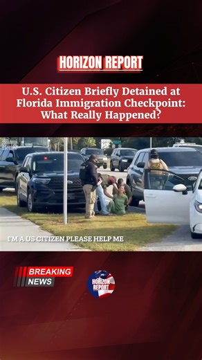 U.S. Citizen Briefly Detained at Florida Immigration Checkpoint: What Really Happened? A routine stop in Key Largo turned intense when a woman in scrubs was removed from her car by federal agents—only to be released minutes later once her U.S. citizenship was confirmed. The short video raises questions about checkpoint procedures and how quickly situations can escalate, even when everything checks out. What do you think is a fair balance between enforcement needs and protecting everyone’s rights