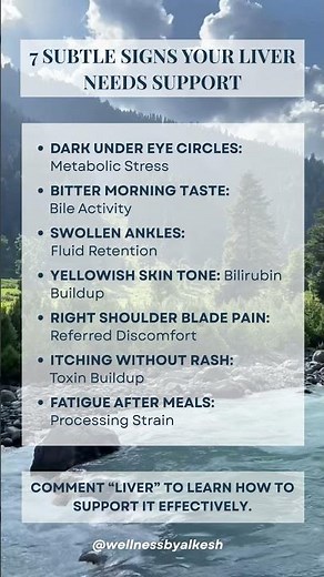 7 Subtle Signs Your Liver Needs Support | Hidden Clues You Shouldn’t Ignore